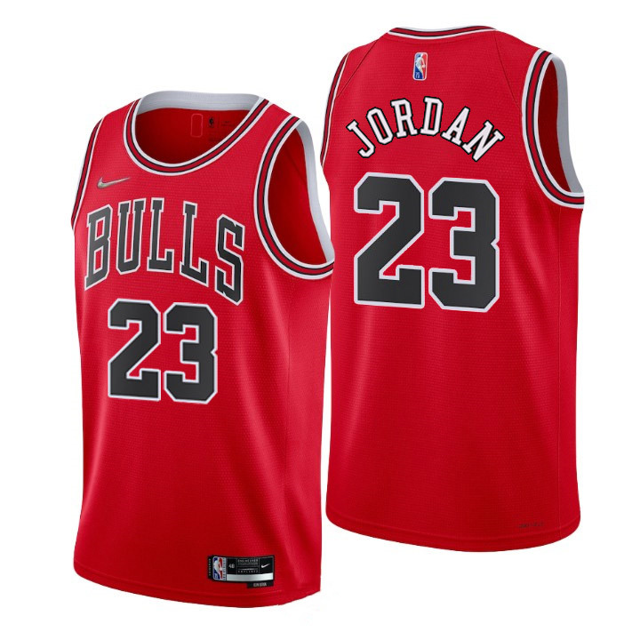 Youth Red Chicago Bulls #23 Michael Jordan 75th Anniversary Stitched Basketball Jersey